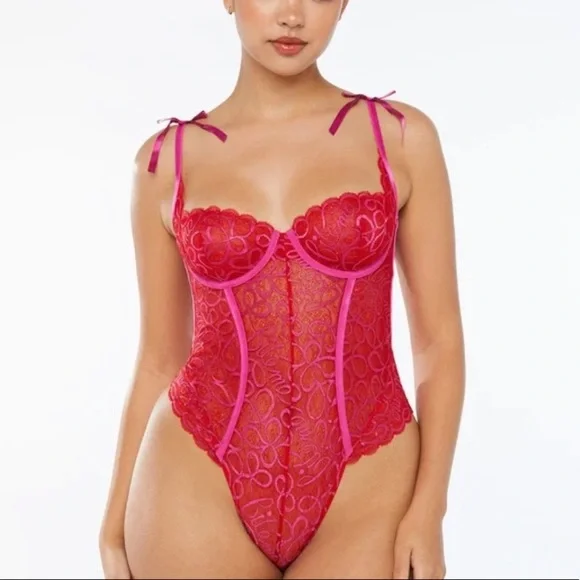 Savage X Fenty Lace Corset Bodysuit - Picture 9 of 10